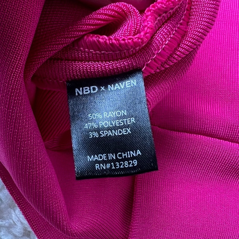 NBD X NAVEN | Revolve Natalie Dress Pink NWT - Picture 6 of 9